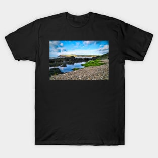 Beautiful Coastal Scenery - Beach, Rocks & Ocean - Newport, Pembrokeshire T-Shirt